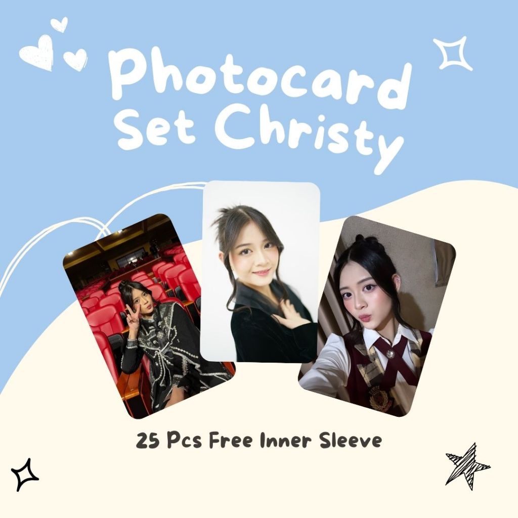 

JKT48 PC PHOTOCARD TERMURAH SET CHRISTY BOLAK BALIK LAMINASI GLOSSY LARIS MURAH LENGKAP ALL MEMBER FANMADE FREYA SHANI ADEL AZIZI ZEE CHRITSY INDIRA CALLIE ONIEL