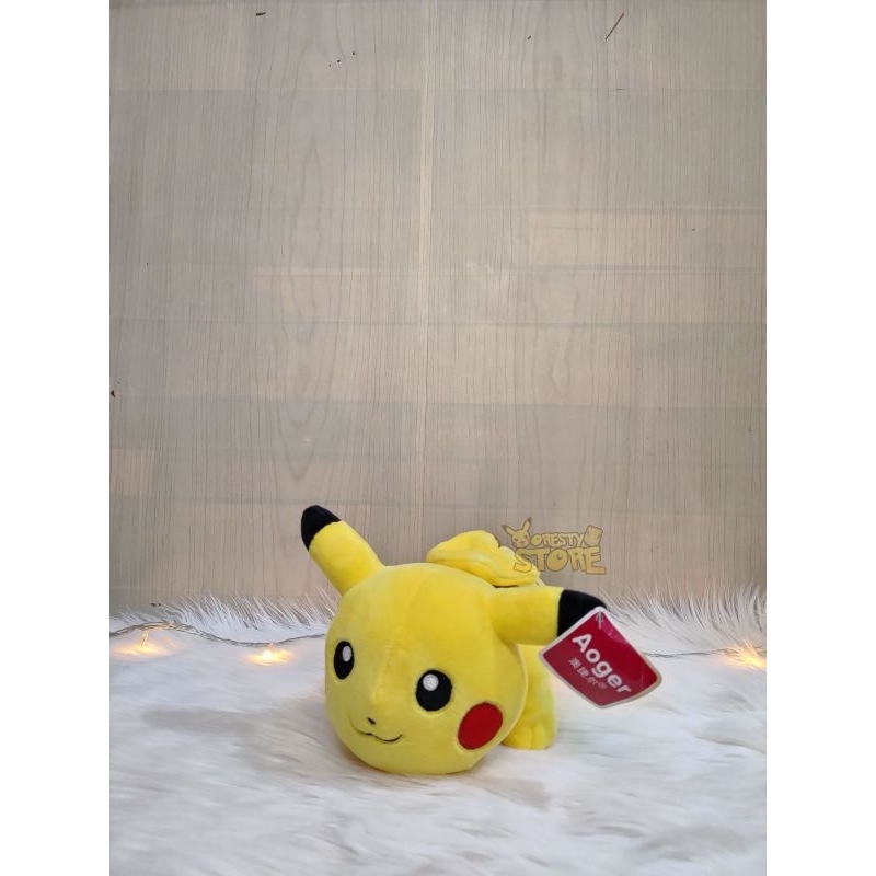 Boneka Pokemon Pikachu Laying - Pokemon by Aoger