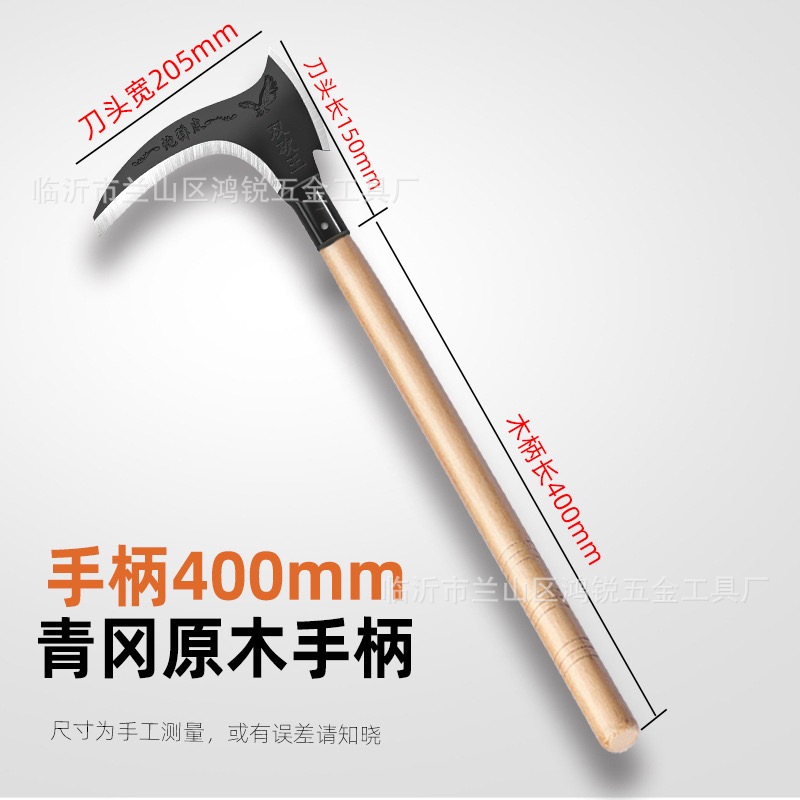 Pemangkas Sabit Kapak Ganda Pemangkas rumput Arit rumput Import