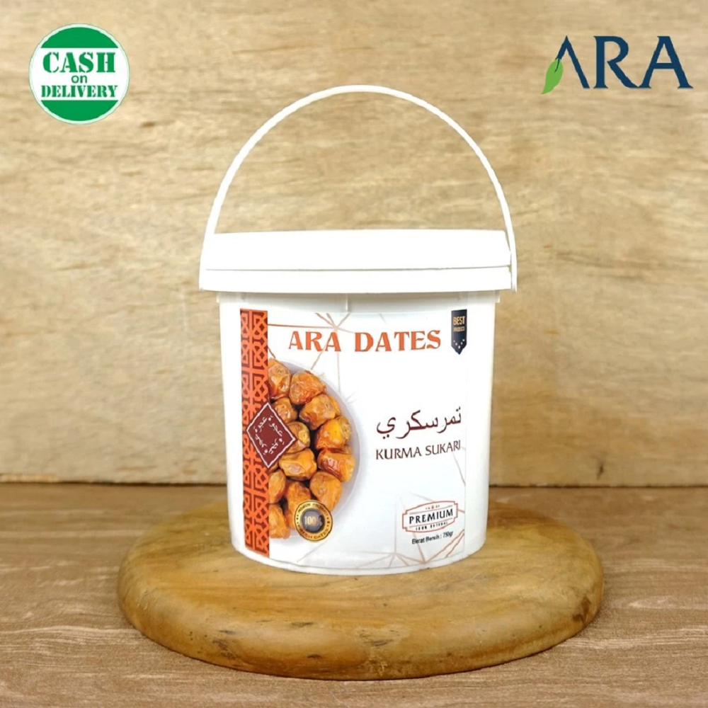 

Kurma Sukari Ara Dates Ember 750 Gram Premium Kemtan