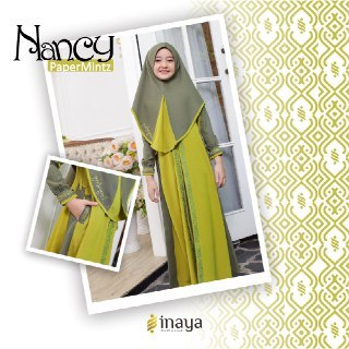 BAJU BUSANA MUSLIM ANAK SET HIJAB INSTAN KHIMAR PASMINA IMUT LUCU BAHAN PREMIUM ADEM - NANCY VENZI K