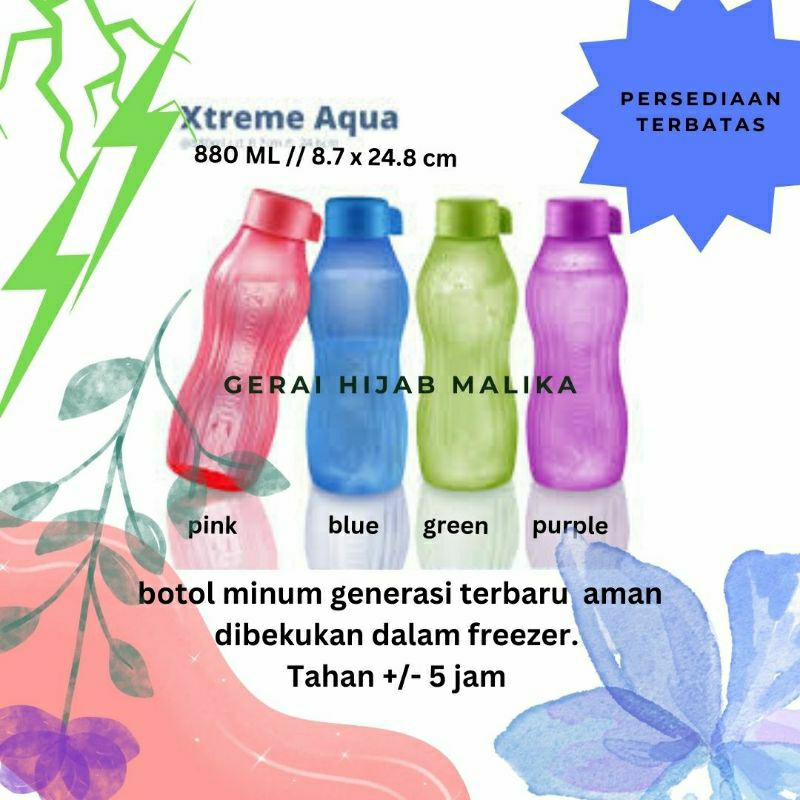 botol minum xtreme aqua 880 ml (eceran)