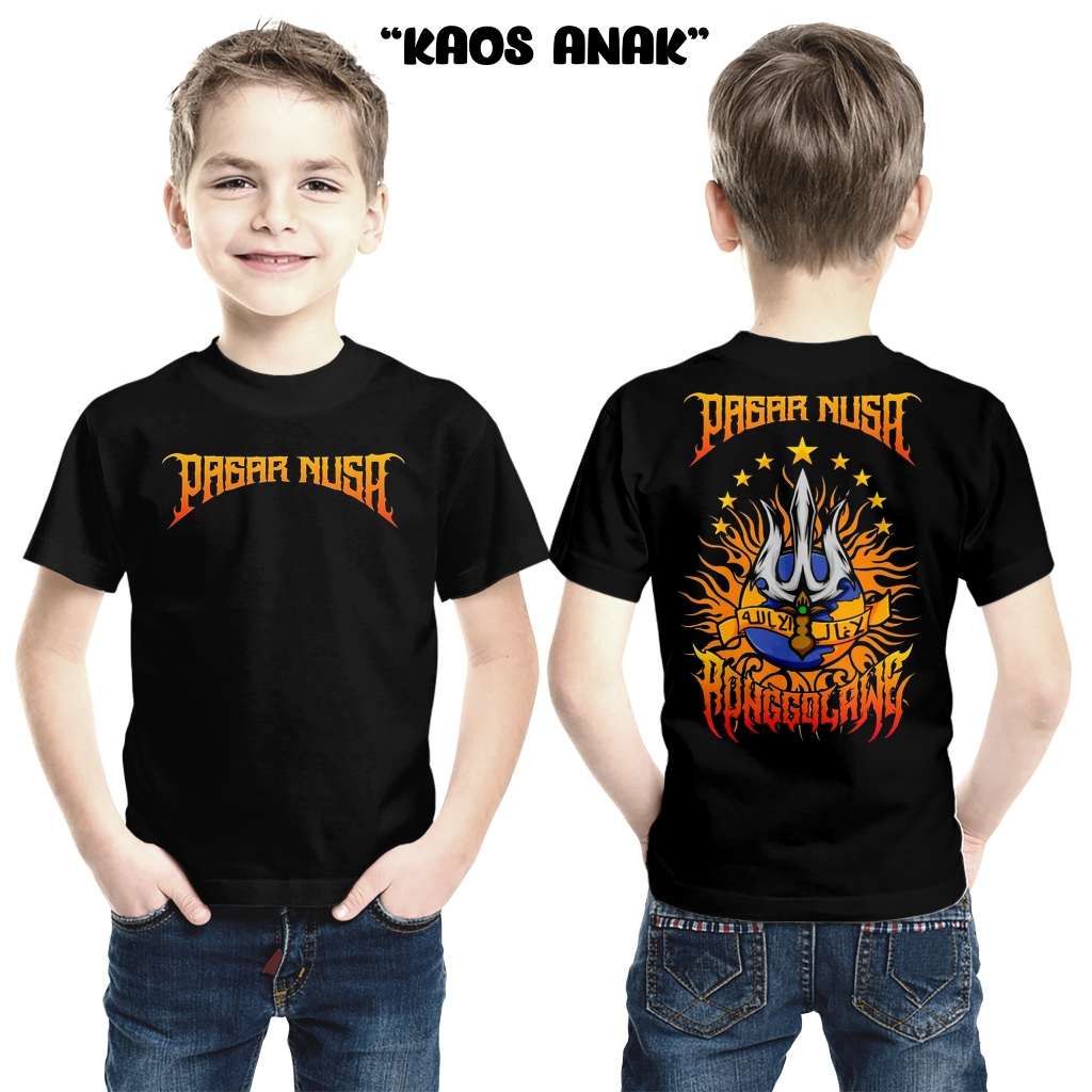 KAOS ANAK - KAOS PAGAR NUSA ATASAN TERBARU BAJU ANAK ANAK
