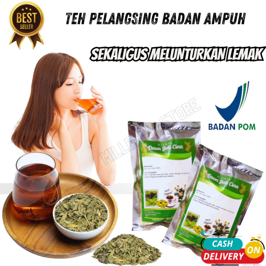 

Teh jati cina, teh herbal, teh pelangsing / Teh Pelangsing Teh Celup Daun Jati Cina Herbal Pelangsing Alami dan Peluntur Lemak Terampuh / Duta Gemilang