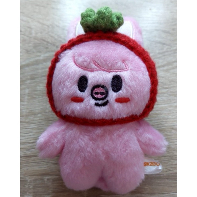 TOPI BONEKA SKZOO STRAYKIDS 10CM Tomato Orange Crochet Doll Hat Plushie Hat