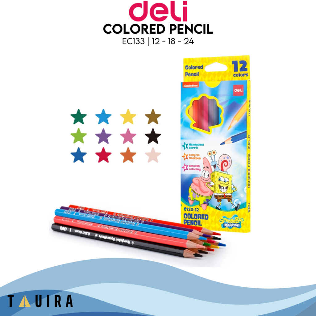 

Deli Pensil warna Colored Pencil Panjang Spongebob C133