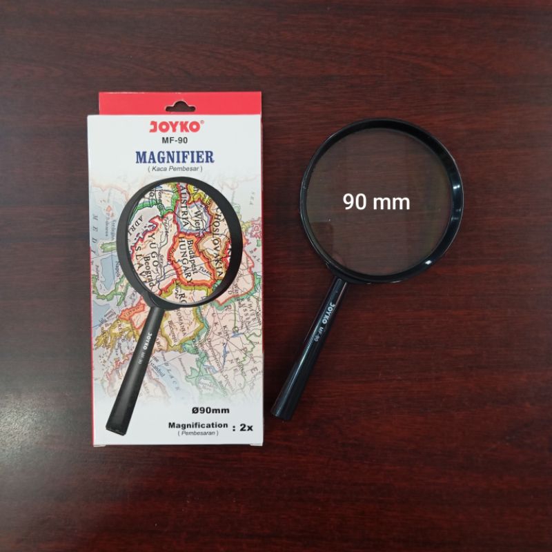 

Kaca Pembesar Magnifier Joyko MF-90 ( 90 mm )