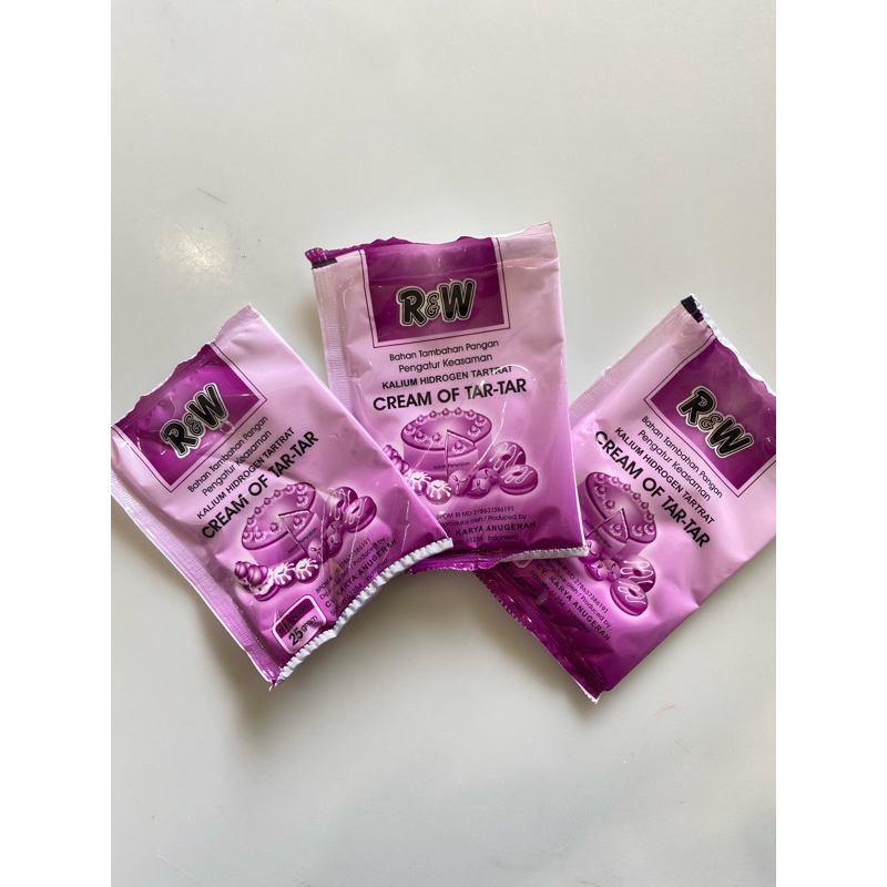 

Cream Of Tar-tar R&W Sachet 25gr