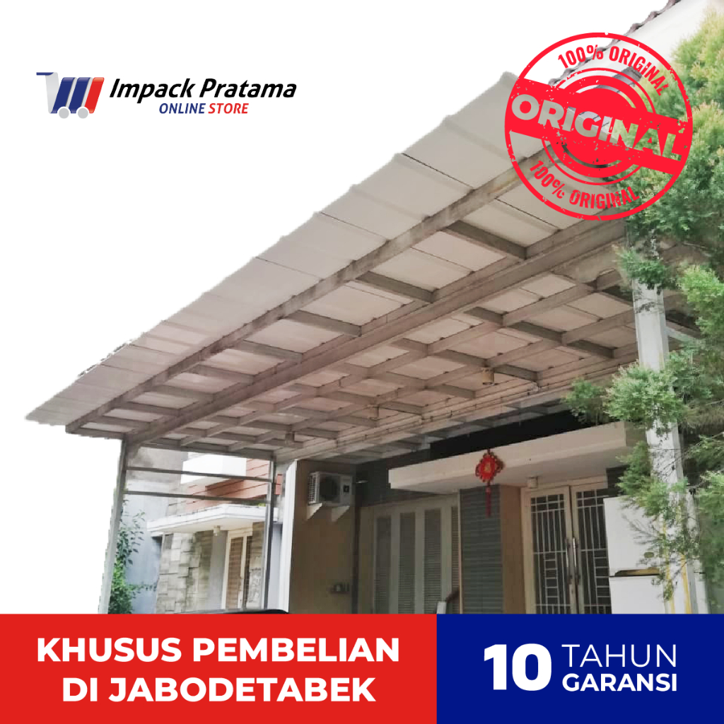 Atap uPVC Lasertuff Ekonomis