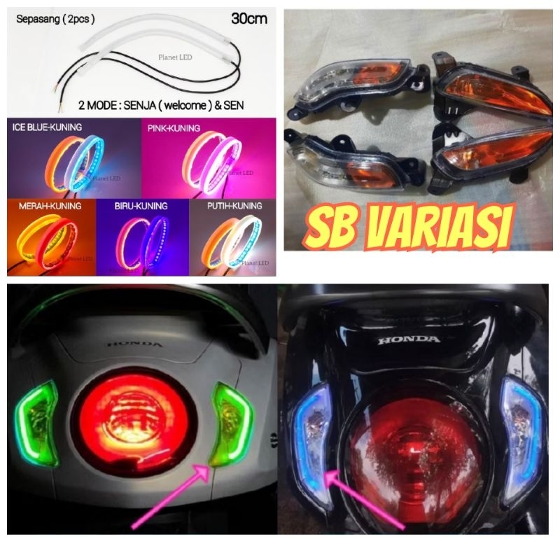 LAMPU SEIN SCOOPY FI2017- 2019CUSTOM ALIS RUNING