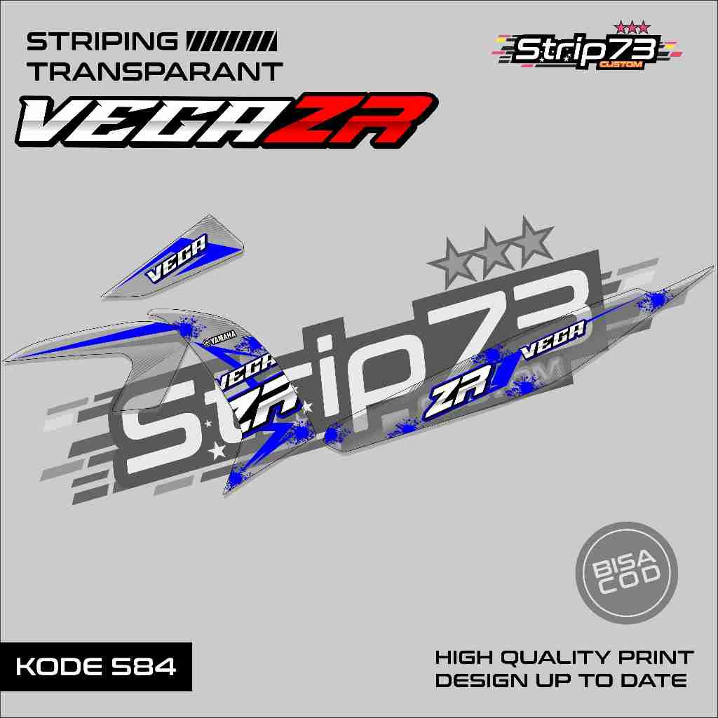 584 STRIPING TRANSPARAN VEGA ZR - STRIPING TRANSPARAN VEGA ZR PREMIUM GRAFIK