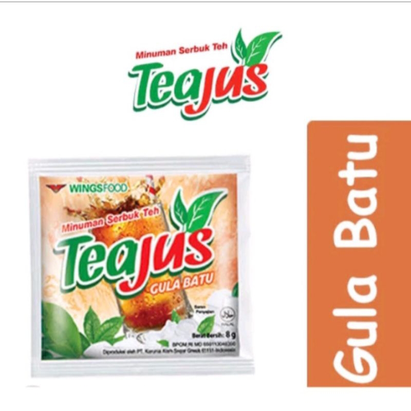 

TeaJus Gula Batu 1 Pak @60pcs