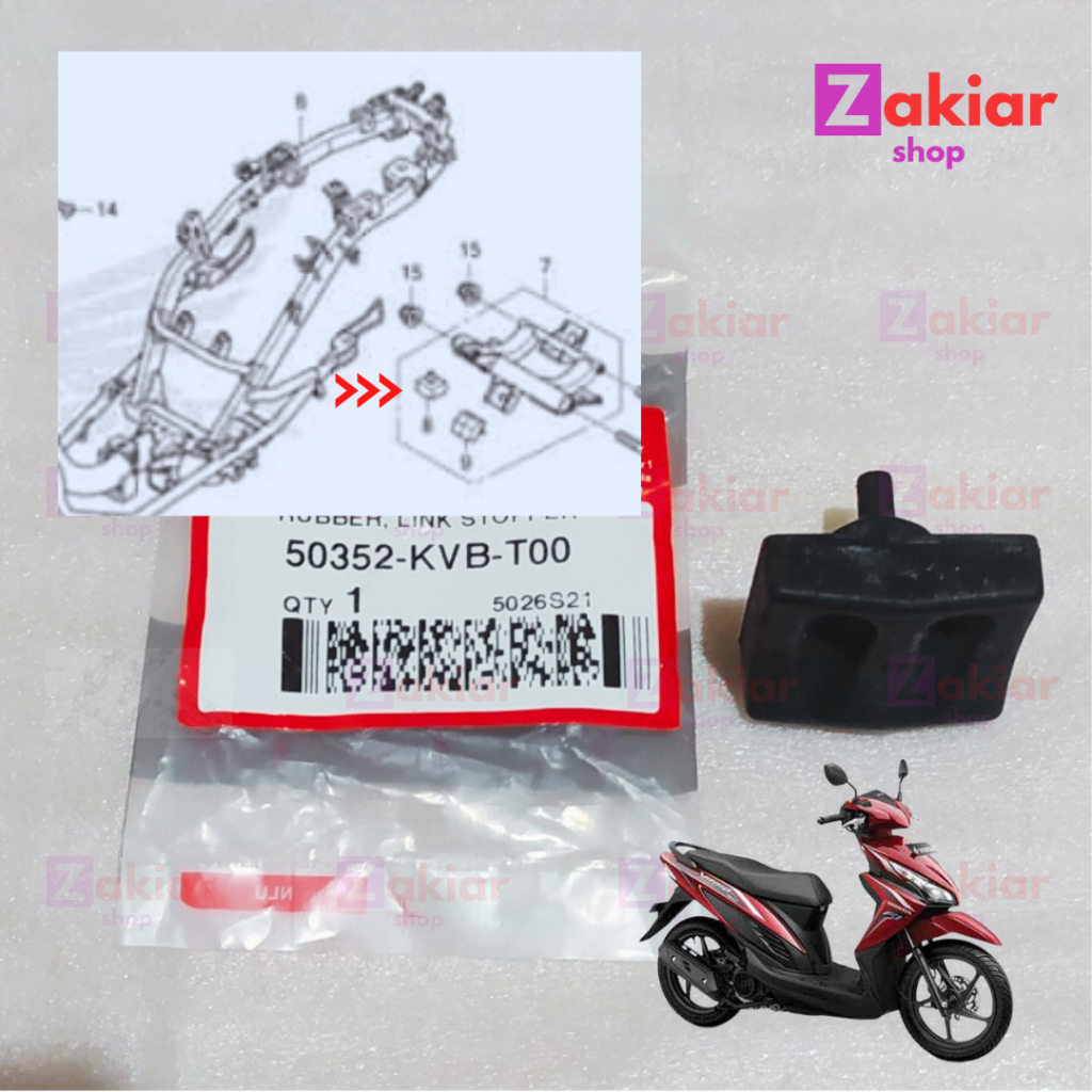 Karet Tahanan Standar Tengah Karet Standar Tengah Beat Fi Esp Vario 110 Esp Karet Standar Original A