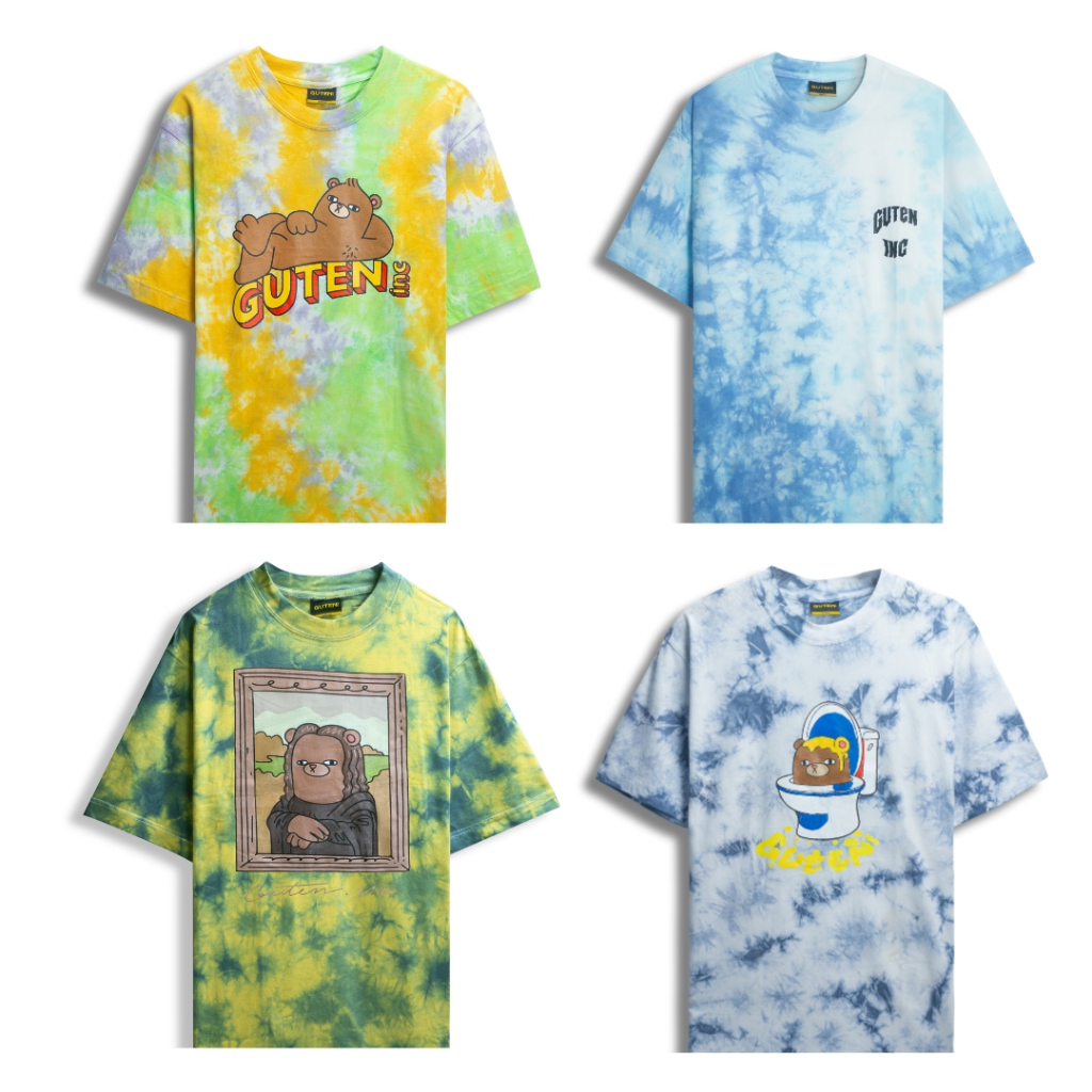 Guten Inc - "VOLUME 1" Kaos Tiedye Pria T-Shirt Guten