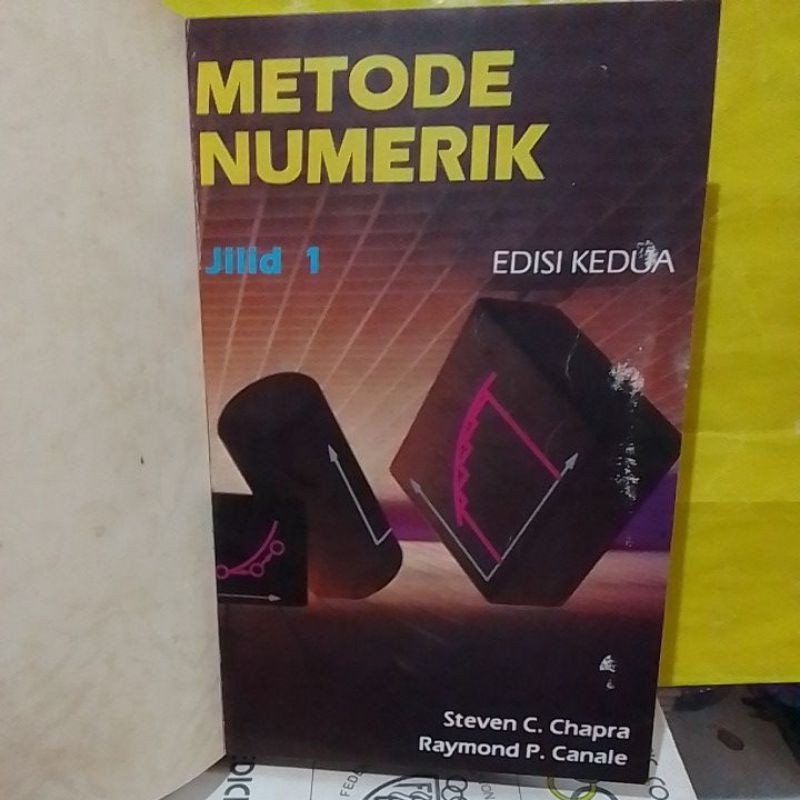 METODE NUMERIK jilid 1 edisi kedua ( hacd cover/ Original ) Steven C.