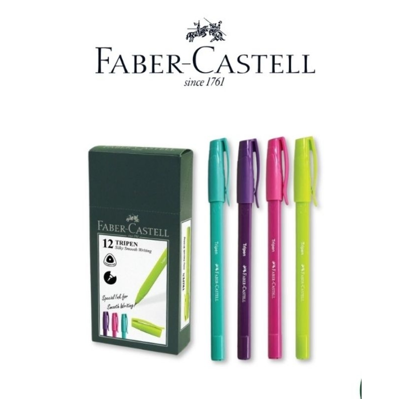 

Pulpen Tripen Faber castel Black Ink (BELI 1lusin free 2pcs)