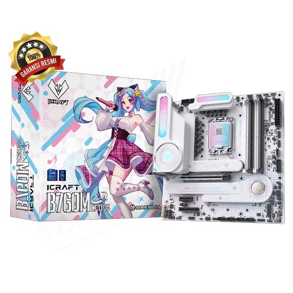 MAXSUN iCraft B760M CROSS (LGA1700, B760, DDR5, USB3.2 Type-C, SATA3)