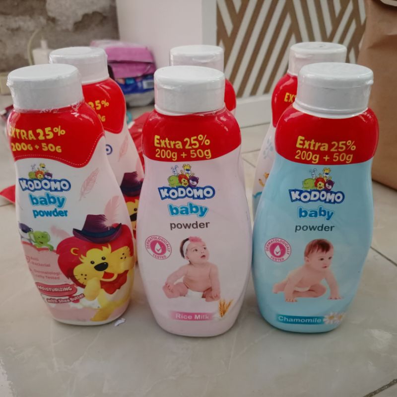 Kodomo Baby Powder Extra 25% 200g+50g