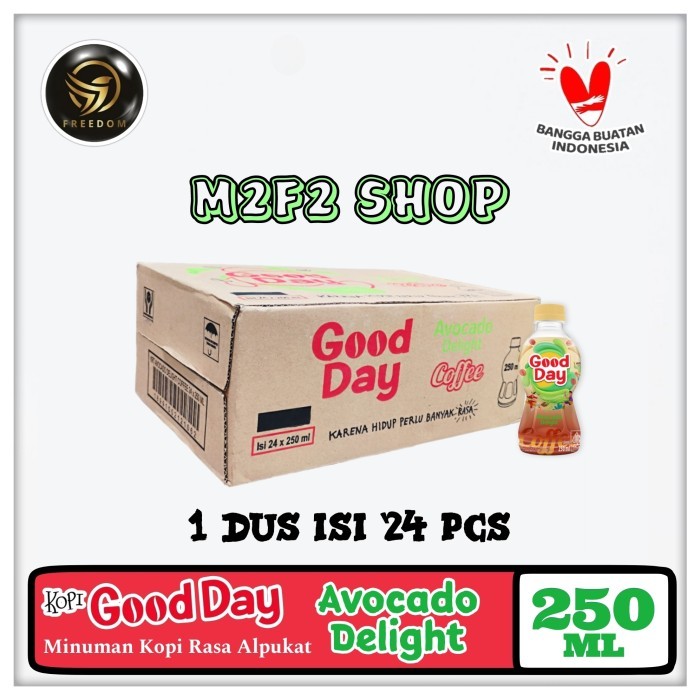 

Kopi Good Day Avocado Delight Coffee Botol Pet - 250 ml (Kemasan Karton)