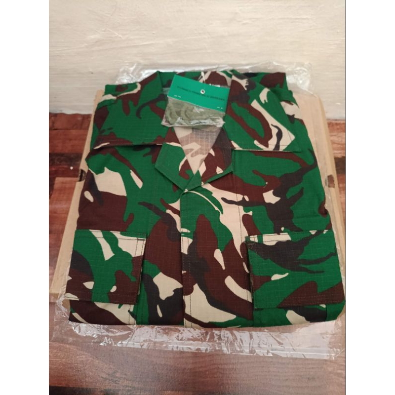 Atribut PDL TNI, Baju PDL, sepatu PDL