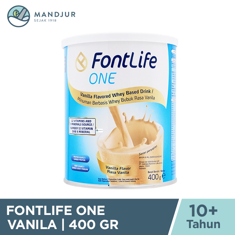 

Fontlife One 400 gr - Susu Nutrisi Lengkap dan Seimbang