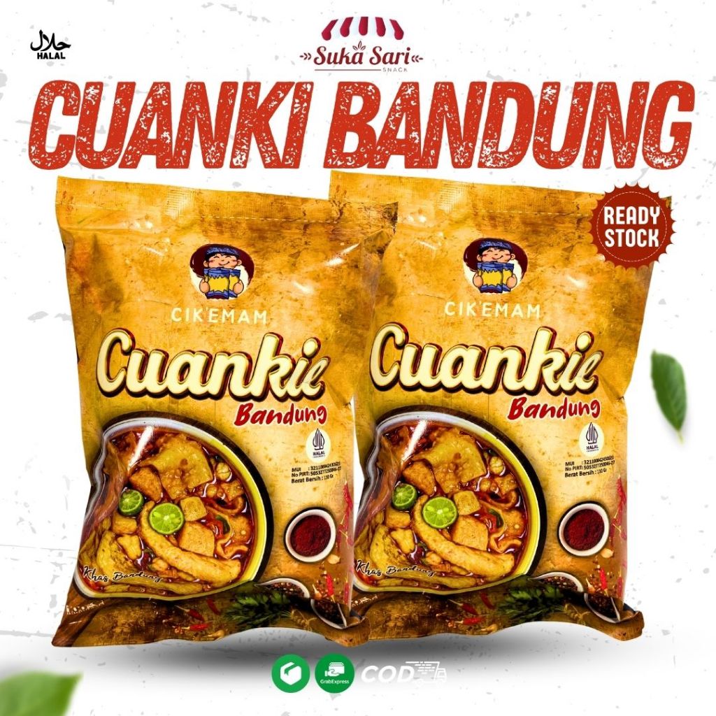 

CIKENAM - Cuanki Kuah Instan - Cuanki Khas Bandung - Cuankie Pedas Halal