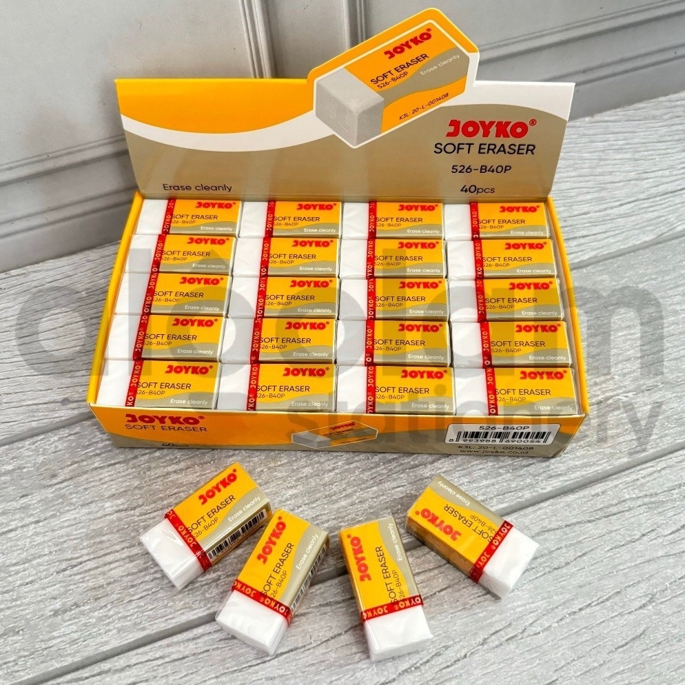 

KODE C57C SATU PACK 4 PCS Penghapus Kecil Putih Joyko