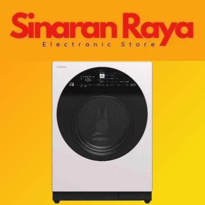 HITACHI MESIN CUCI FRONT LOADING WASHER BDD120GVWH