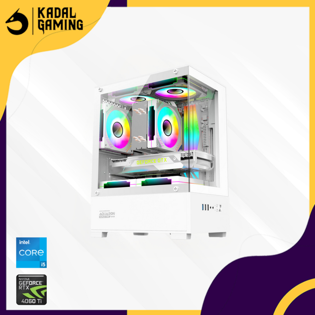 PC GAMING EDITING LIVESTREAMING INTEL CORE I5 14400F VGA NVIDIA RTX 4060TI 16GB RAM 32GB DDR5 SSD 1T