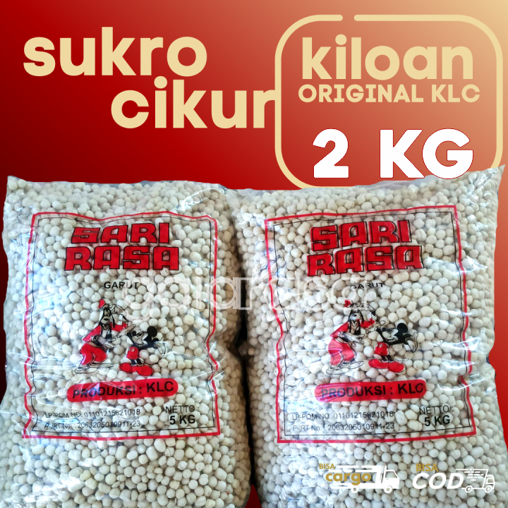 

GROSIRAN - 2Kg SUKRO CIKUR KILOAN isi 2x1KG Merk SariRasa by GaiaRasa