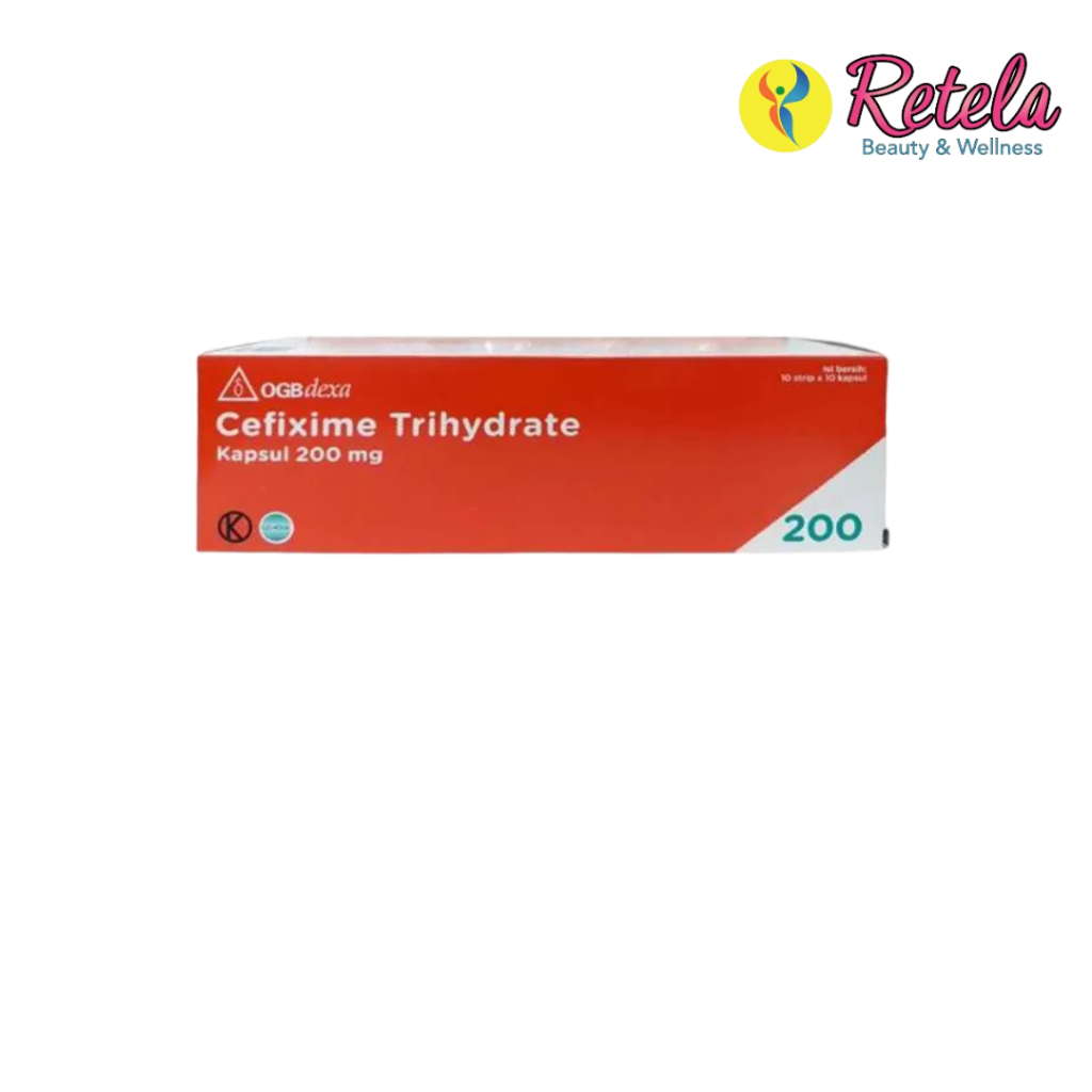 Cefixime 200 Mg 1 Box 100 Tablet Dexa \ Antibiotik