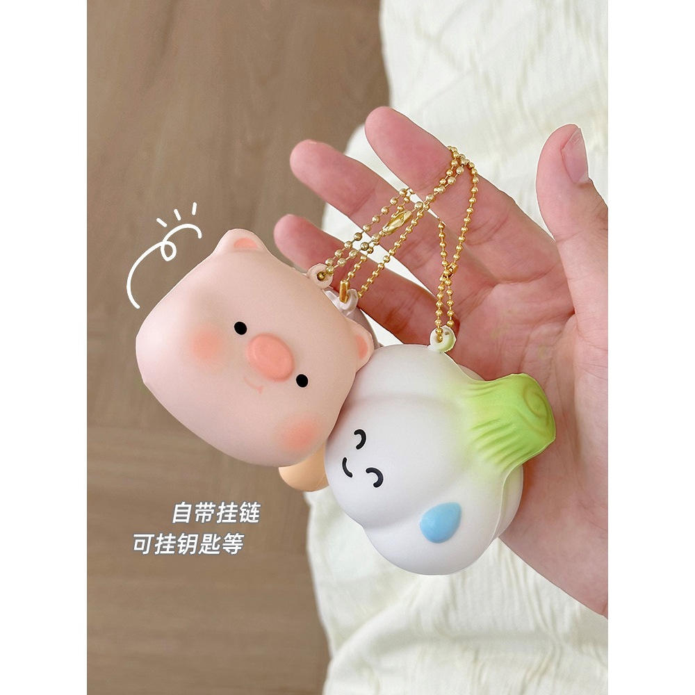 Gantungan Squishy Lotso Dino Nalong Tiup Balon Pop It Anti Stress