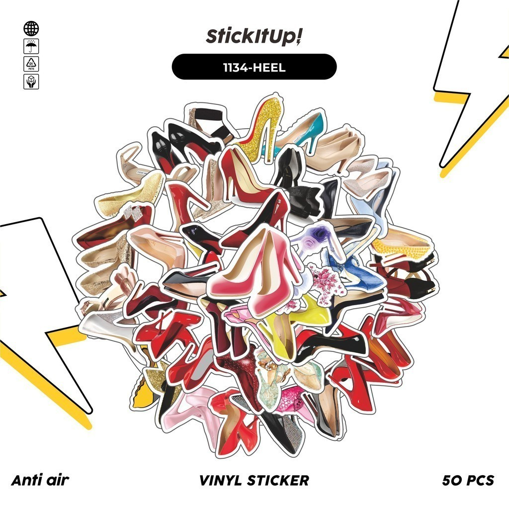 

COD✨ 100 Pcs Stiker Princess Heels Lucu Anti Air Untuk Dekorasi Notebook Sepeda Skateboard Handphone DIY