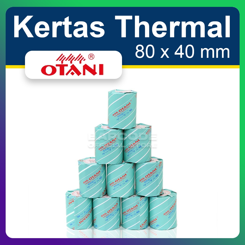 

80x40 Otani 80mmx40mm Kertas Kasir Struk Printer 80mm Paper Roll