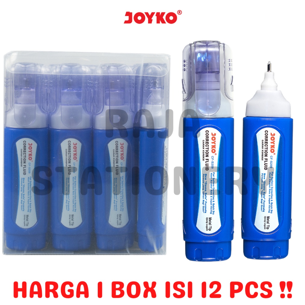 

KODE H55S JOYKO CORRECTION FLUID TIPEX CAIR JOYKO CFS29 TIPEX TIPX BOX 12PCS