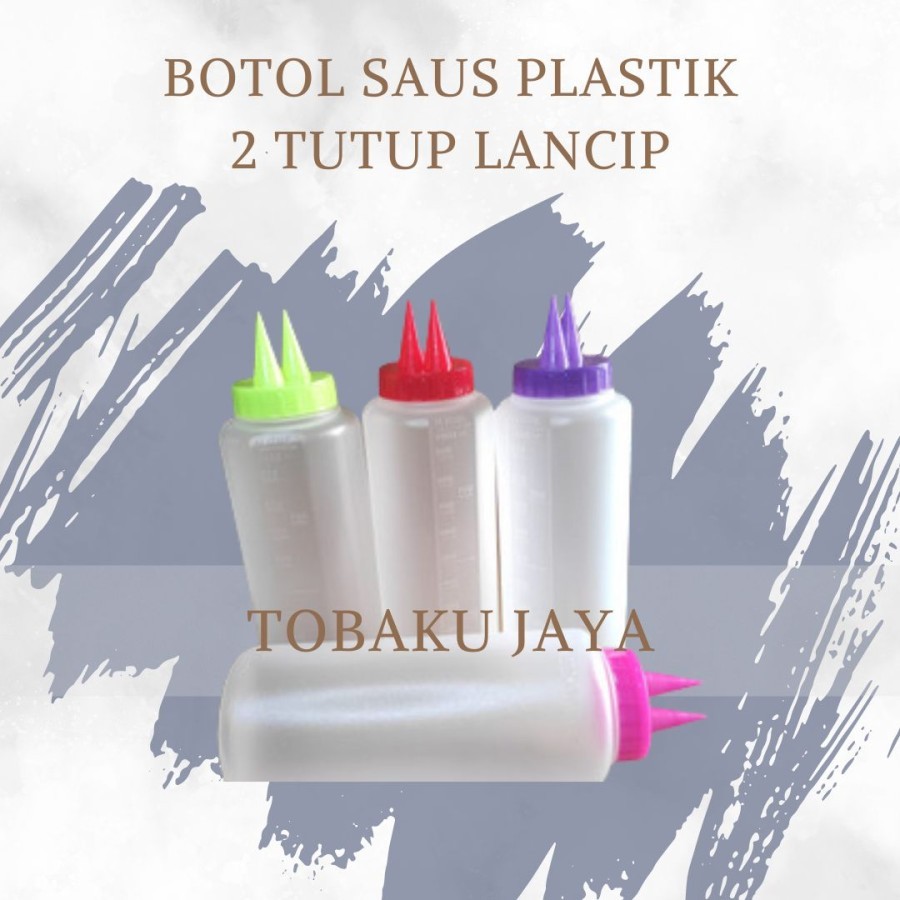 Botol Tutup Lancip Mayonaise Besar / Botol Tutup Lancip 1 L Ukuran Besar / Botol Saos Lancip / Botol