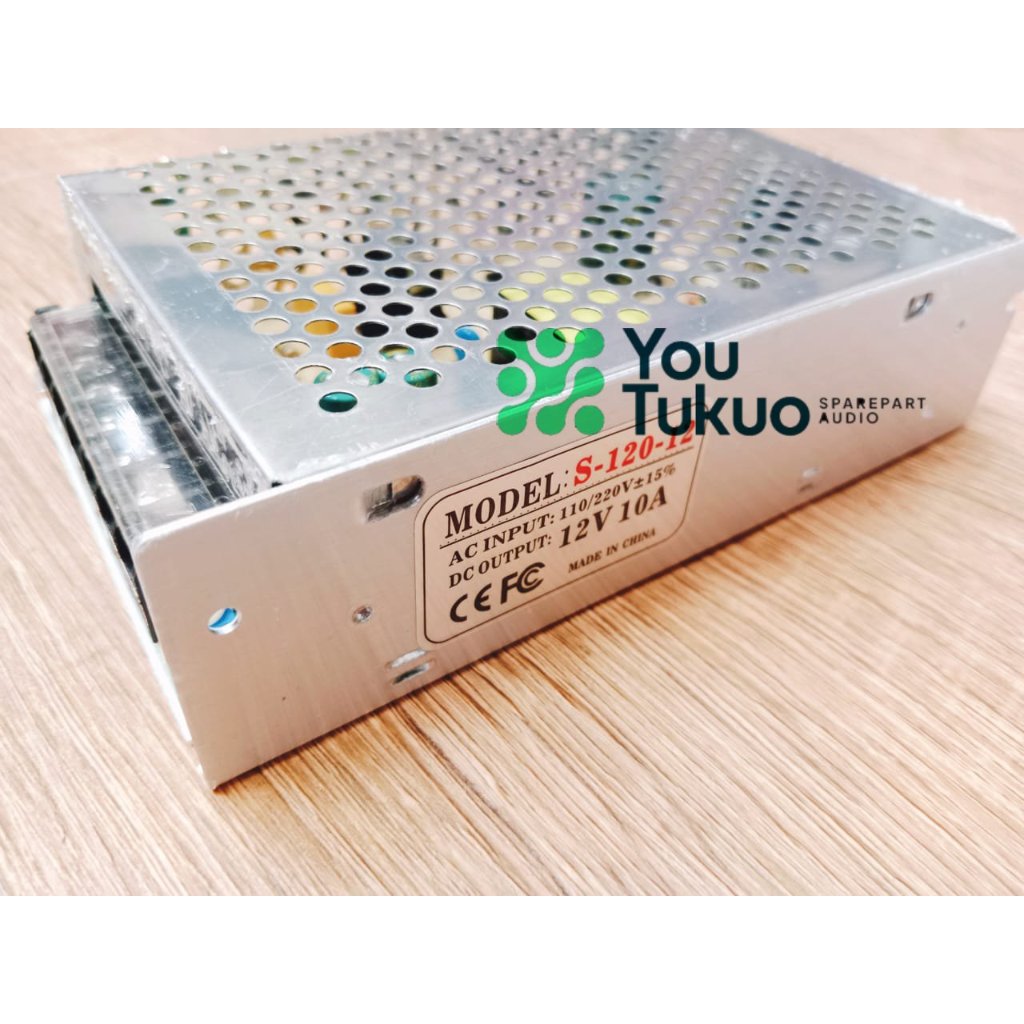 POWER SUPPLY 12Volt 10 AMPERE MURNI PSU 12V 10A TERMURAH