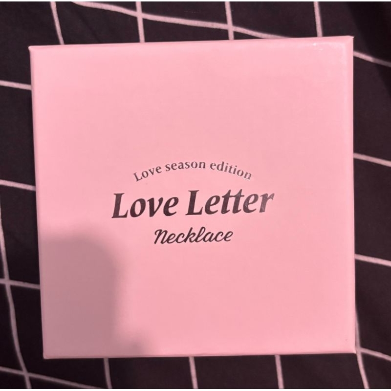 [READY] NCT WAYV LOVE LETTER NECKLACE WINWIN