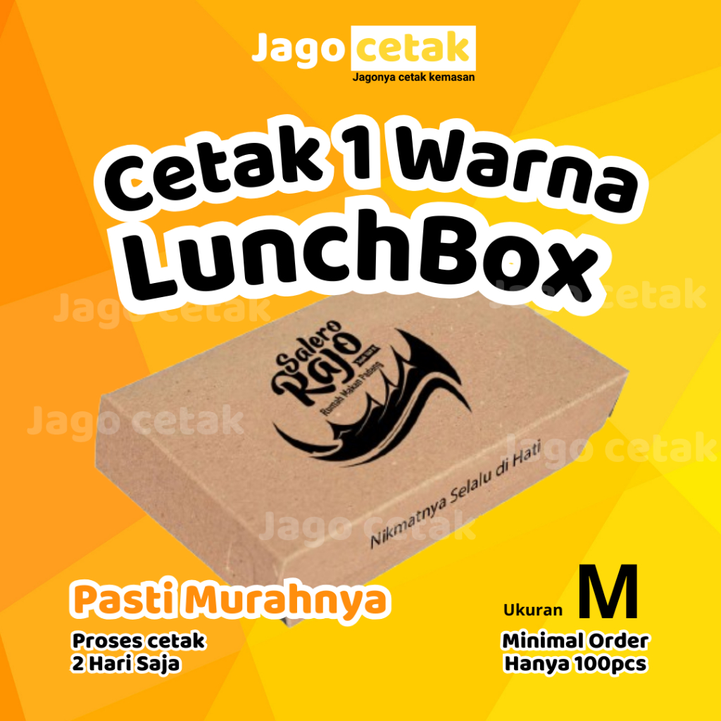 

Sablon custom lunchbox Termurah