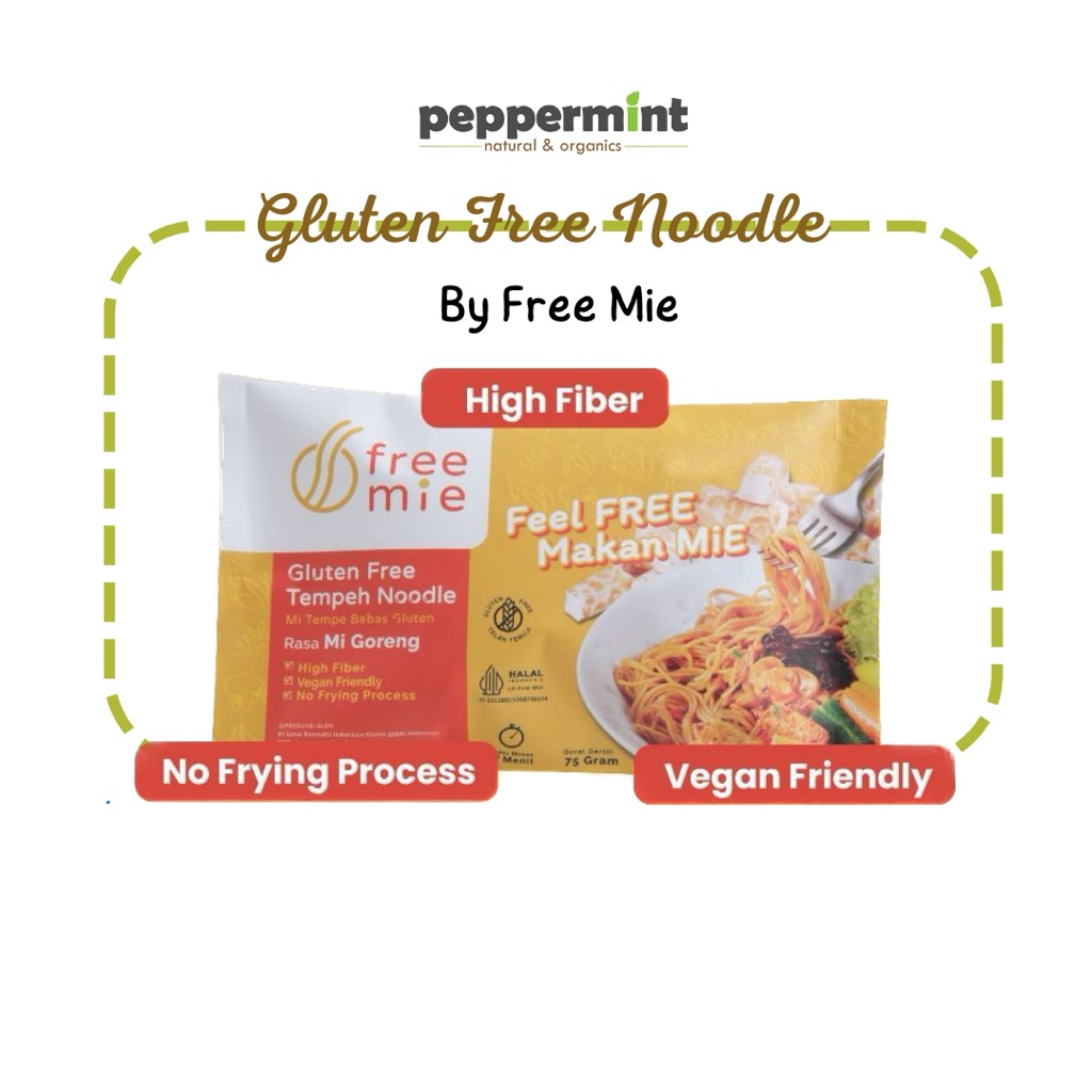 

Free Mie Instant Mie Goreng (75 gr) / Mie Gluten Free