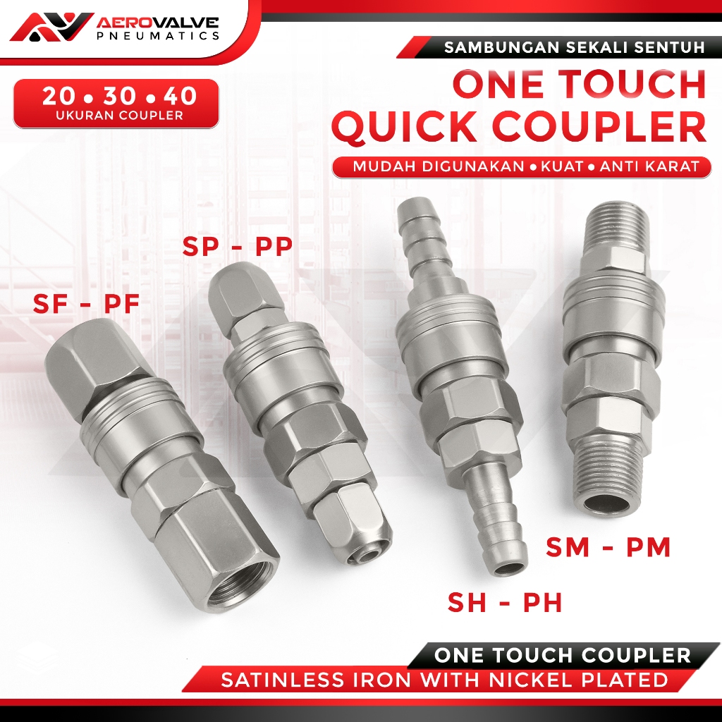 Quick coupler / One touch Quick coupler