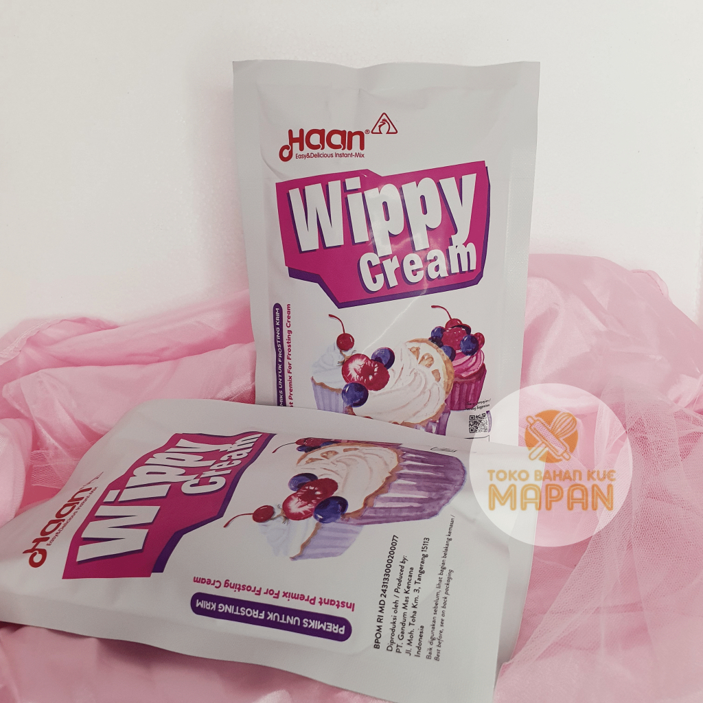 

Wippy Cream Haan 200gr/Haan Wippy Cream kemasan Pouch 200gram