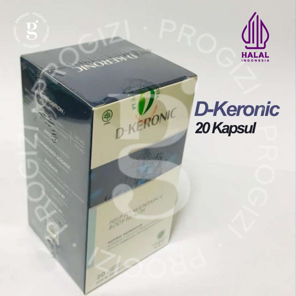 PROGIZI D-Keronic Suplemen Herbal Original 20 Kapsul