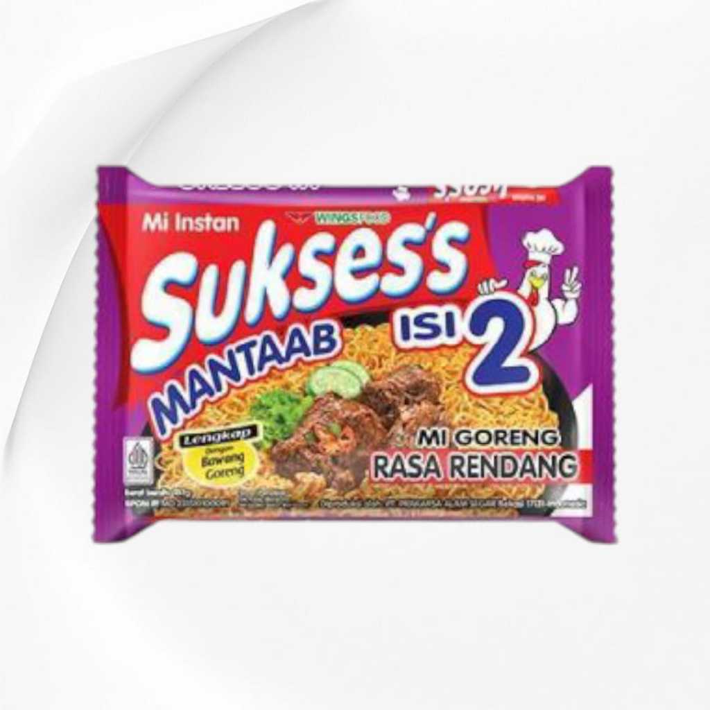 

Mie Sukses isi 2 Rasa Rendang