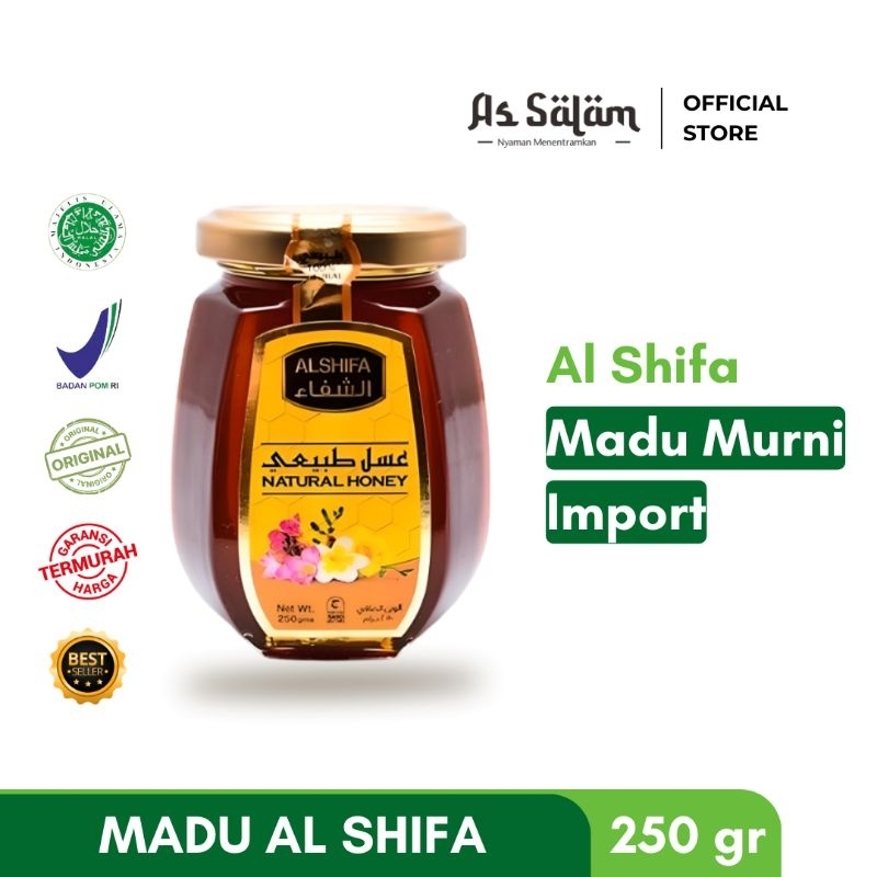 

Madu Al Shifa 250 gr Madu Murni Natural Honey Import