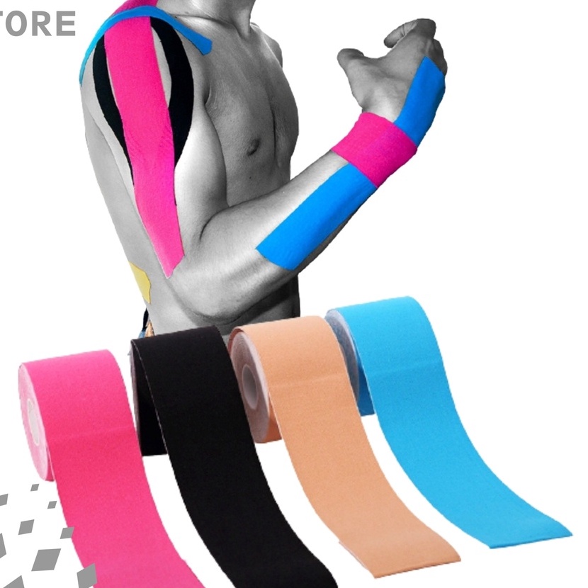 KP8 Kinesio Tape Taping Kinesiology Tape 5cm X 5m Koyo Warna Kinesio Tape Orinal Kinesio Tape Koyo K