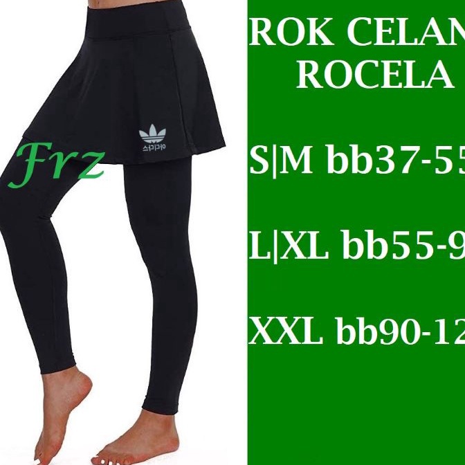 Gila Rocela Celana Legging  Rok Senam Olah Raga Wanita Leging ROK Sport Ukuran Jumbo dan STD Untuk l