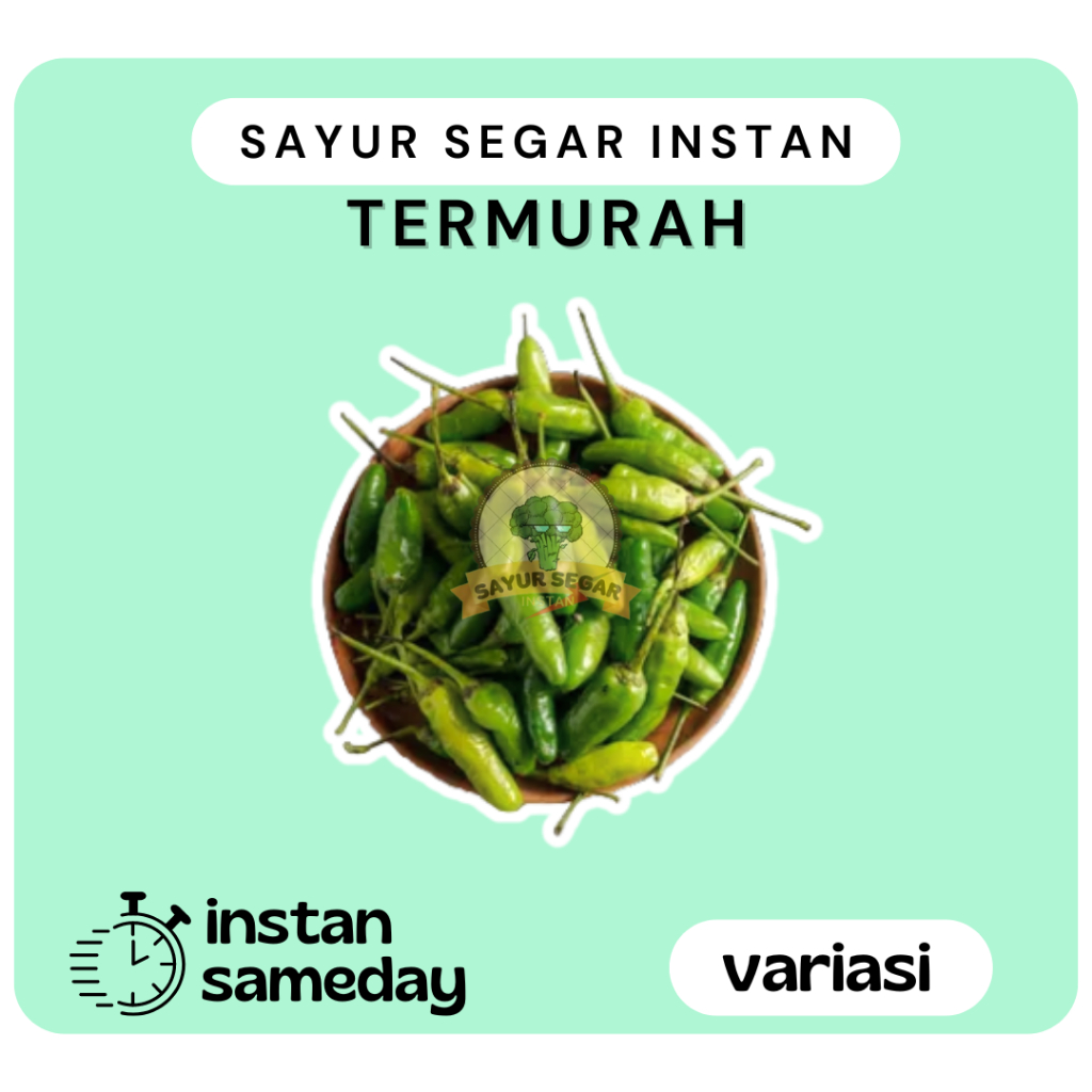 

Cabai Rawit Hijau - Sayursegarinstan