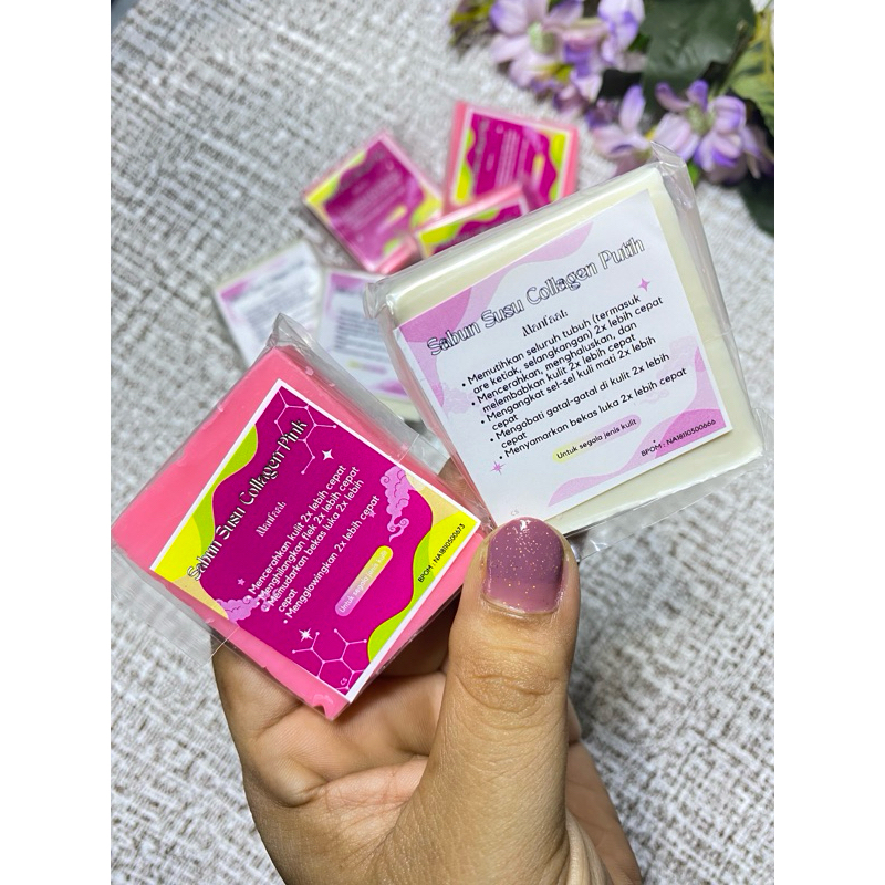 Sabun susu collagen by ayu sabun susu collagen pink