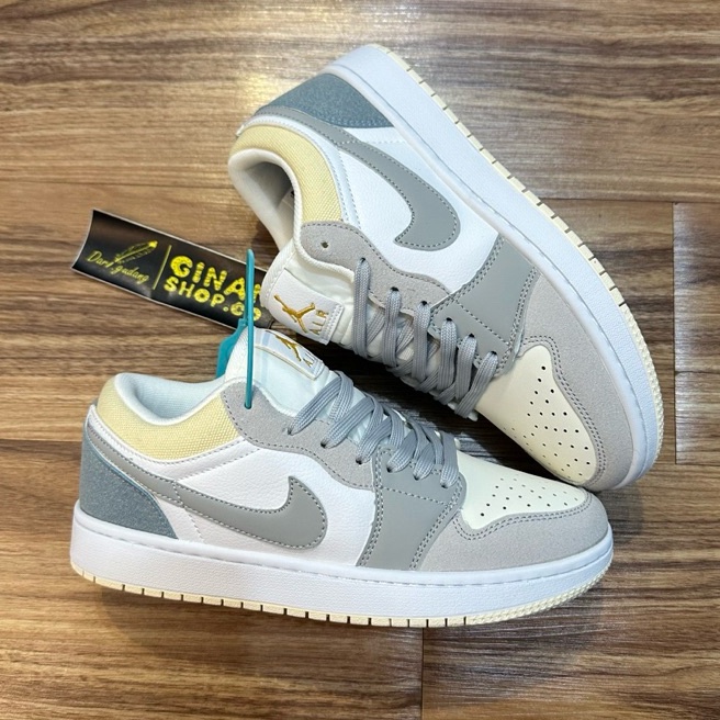 HJ6 Pria  Wanita Sepatu Sneakers low bio hack Paris Neon Premium import Quality